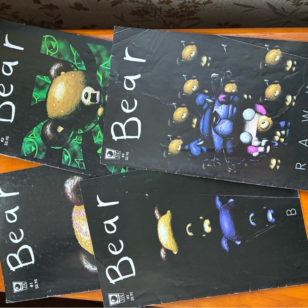 Y2K goth comic set “bear”